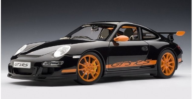 AutoArt 1/12 Porsche 997 GT3 Black-Orange